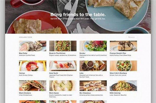 中高端外賣平臺(tái)cavier視覺上就不能輸