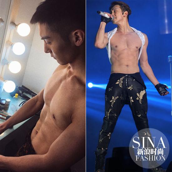 盛一倫、Rain大膽露肉