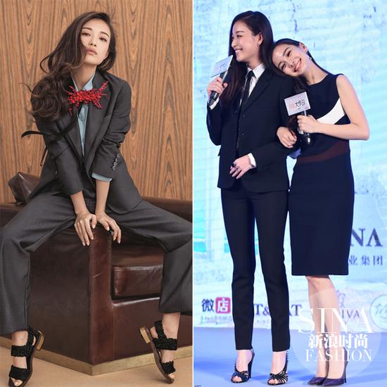 小花旦倪妮耍帥，連baby都忍不住想要依靠她