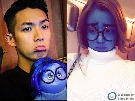 柯震東抱著李毓芬的“分身”被疑認愛