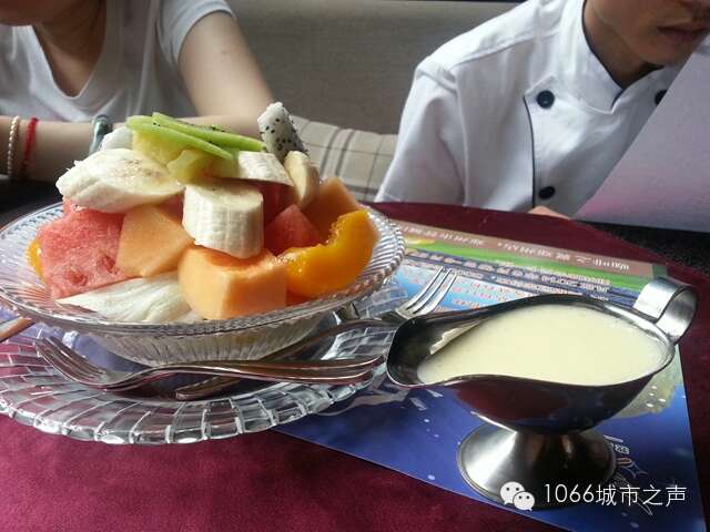 水果沙拉。真材實料。