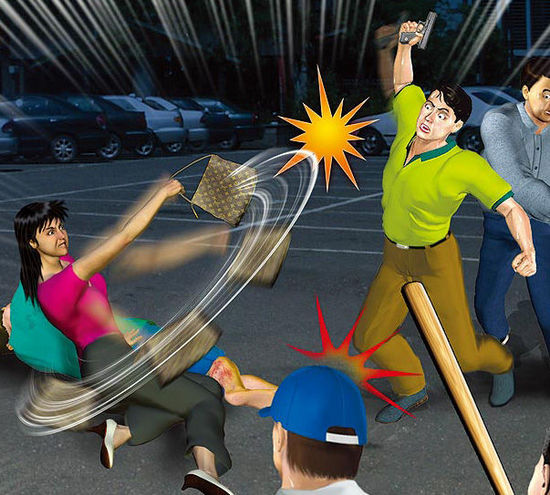 一名臺灣女子甘愿用肉身為男友擋子彈。（示意圖，來自臺媒）