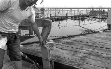 鼻孔里凝著血痂、全身多處擦傷的周先生仍有些驚魂未定。