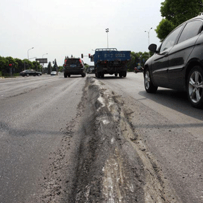 無(wú)錫市內(nèi)“波浪路”