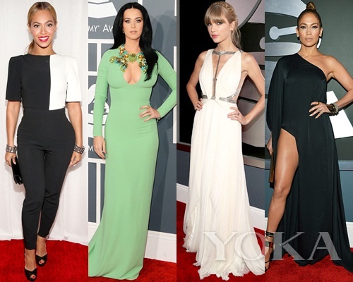 碧昂斯、凱蒂·佩里、泰勒·史薇芙特、珍妮弗·洛佩茲