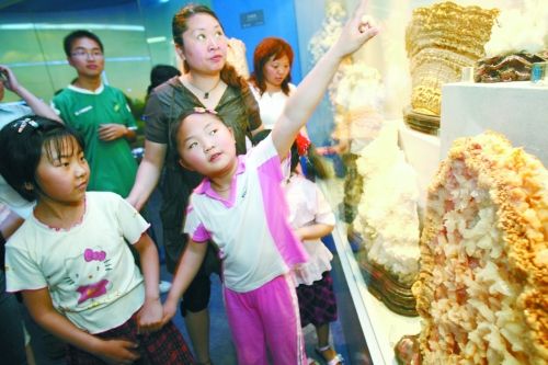 哇，地質(zhì)博物館里好多沒(méi)見(jiàn)過(guò)的??！