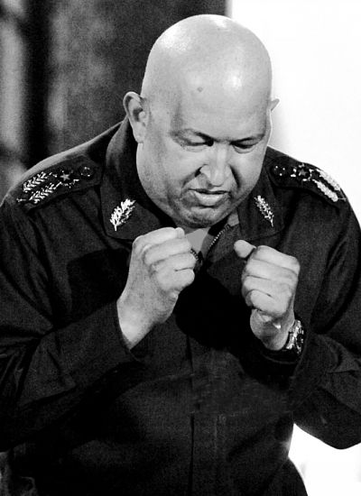 去年選舉期間，查韋斯造勢(shì)資料圖。