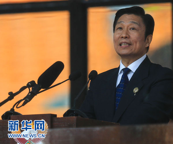 12月10日，國家副主席李源潮在南非約翰內斯堡出席南非政府為前總統(tǒng)曼德拉舉行大型官方追悼活動并致辭。