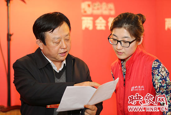 全國人大代表喬彬接受映象網(wǎng)采訪。