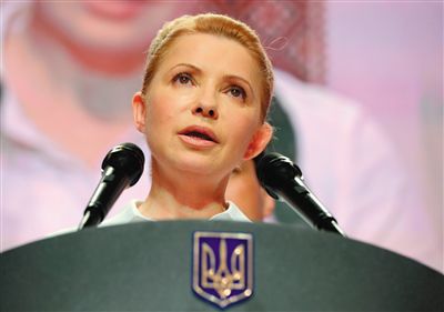 25日，在大選中得票率大幅落后的季莫申科舉行新聞發(fā)布會。