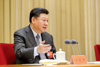 2017年12月28日至29日，中央農(nóng)村工作會議在北京舉行。習(xí)近平在會上發(fā)表重要講話。新華社記者 丁林 攝