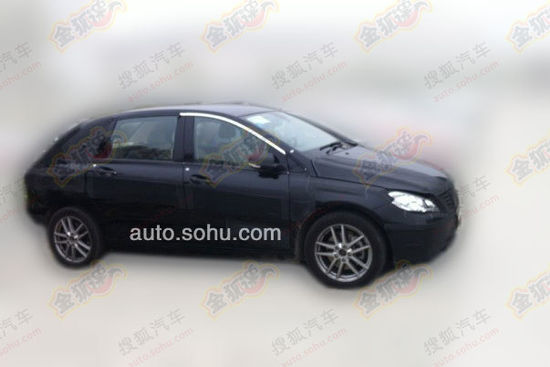 騰勢(shì)電動(dòng)車(chē)測(cè)試車(chē)諜照