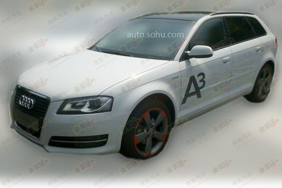 奧迪A3e-tron純電動(dòng)車(chē)型諜照