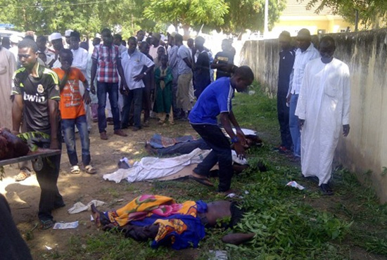 尼日利亞伊斯蘭極端武裝組織“博科圣地”約貝州古杰巴(Gujba)市的農(nóng)業(yè)學(xué)院，射殺數(shù)十名學(xué)生。