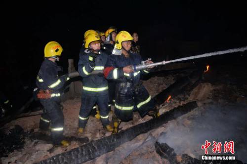甘肅永靖縣雷音寺發(fā)生火災