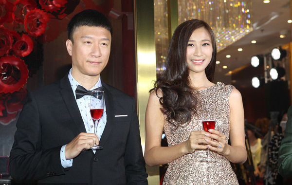 圖為孫紅雷、王駿迪夫婦。