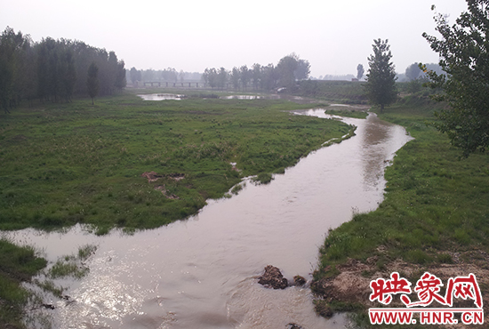 丹水入庫，干涸的白龜山水庫因?yàn)橛辛说そ?xì)水的滋潤，漸漸有了生機(jī)。