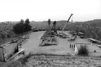 處延長石油的油井。