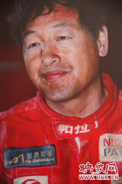 盧寧軍賽場的一刻。