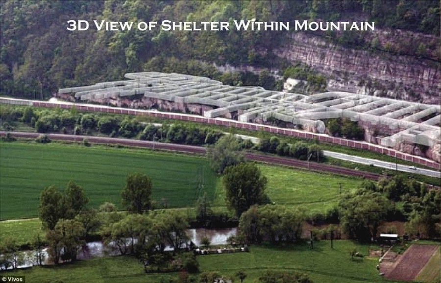 圖為堡壘外觀的3D效果圖。