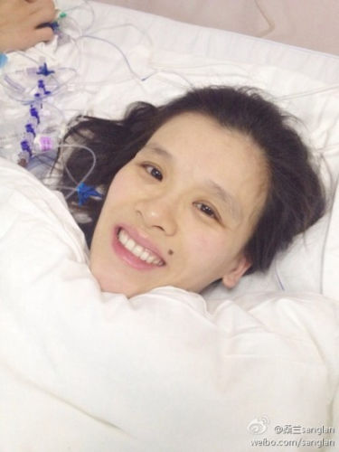 　圖片來源;桑蘭微博。