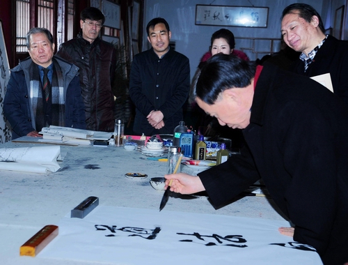 韓國訪問團(tuán)參觀鹿邑縣老子故里感到非常震撼