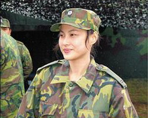 　臺灣最美女軍官。