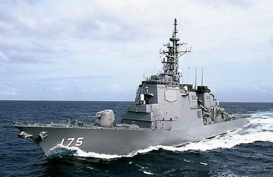 資料圖：日本宙斯盾級導彈驅(qū)逐艦妙高號(DD175)。