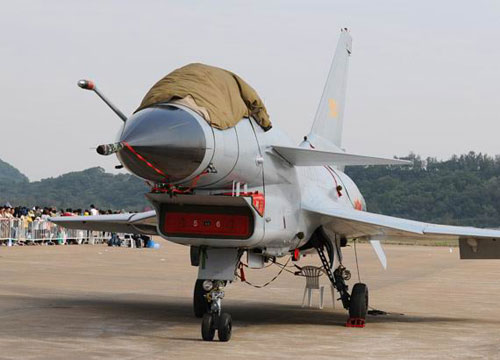 向公眾展示的殲10戰(zhàn)斗機（資料圖）