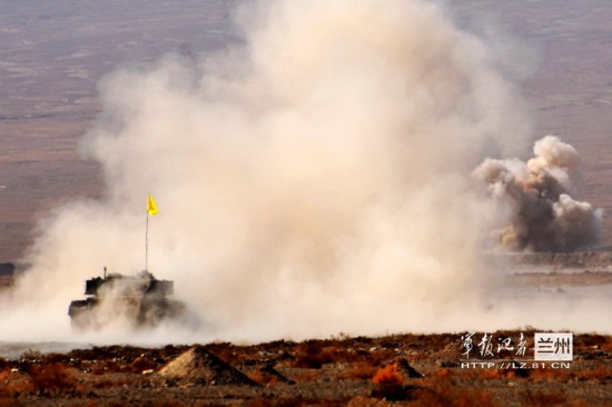 演習(xí)現(xiàn)場(chǎng)。