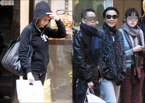 邱淑貞劉嘉玲現(xiàn)身香港街頭