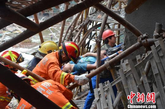 事故現(xiàn)場。丁強 攝